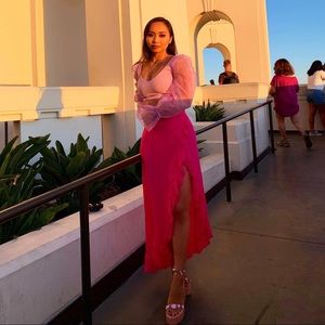 Lovers + Friends Waves For Days Wrap Skirt